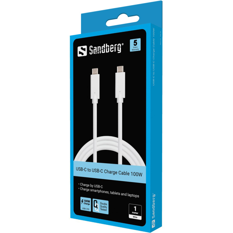 Sandberg USB-C Charge Cable 1M, 100W