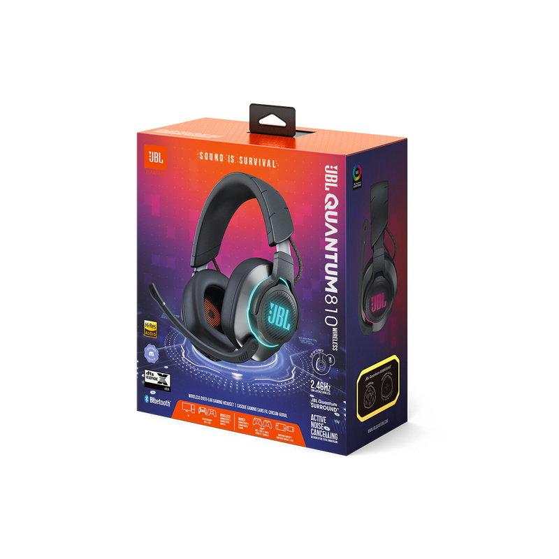 JBL Quantum 810 Écouteurs Sans fil Arceau Jouer USB Type-C Bluetooth Noir