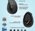 Logitech Lift souris Bureau Droitier RF sans fil + Bluetooth Optique 4000 DPI