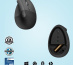 Logitech Lift souris Droitier RF sans fil + Bluetooth Optique 4000 DPI