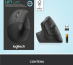 Logitech Lift souris Bureau Gauche RF sans fil + Bluetooth Optique 4000 DPI