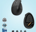 Logitech Lift souris Bureau Gauche RF sans fil + Bluetooth Optique 4000 DPI