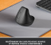 Logitech Lift souris Gauche RF sans fil + Bluetooth Optique 4000 DPI