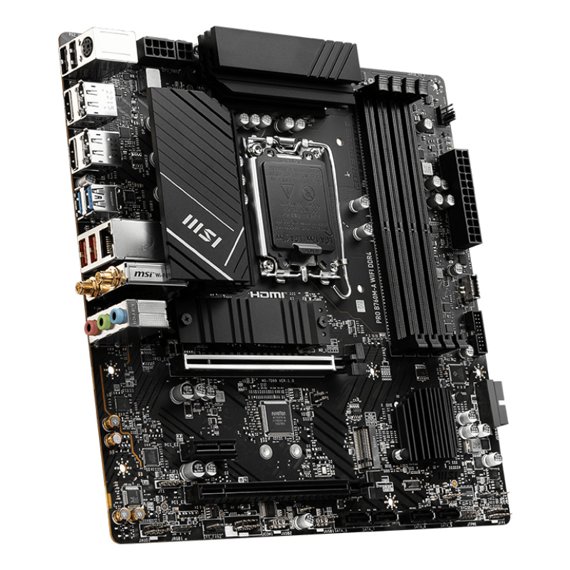 MSI PRO B760M-A WIFI DDR4 carte mère Intel B760 LGA 1700 micro ATX