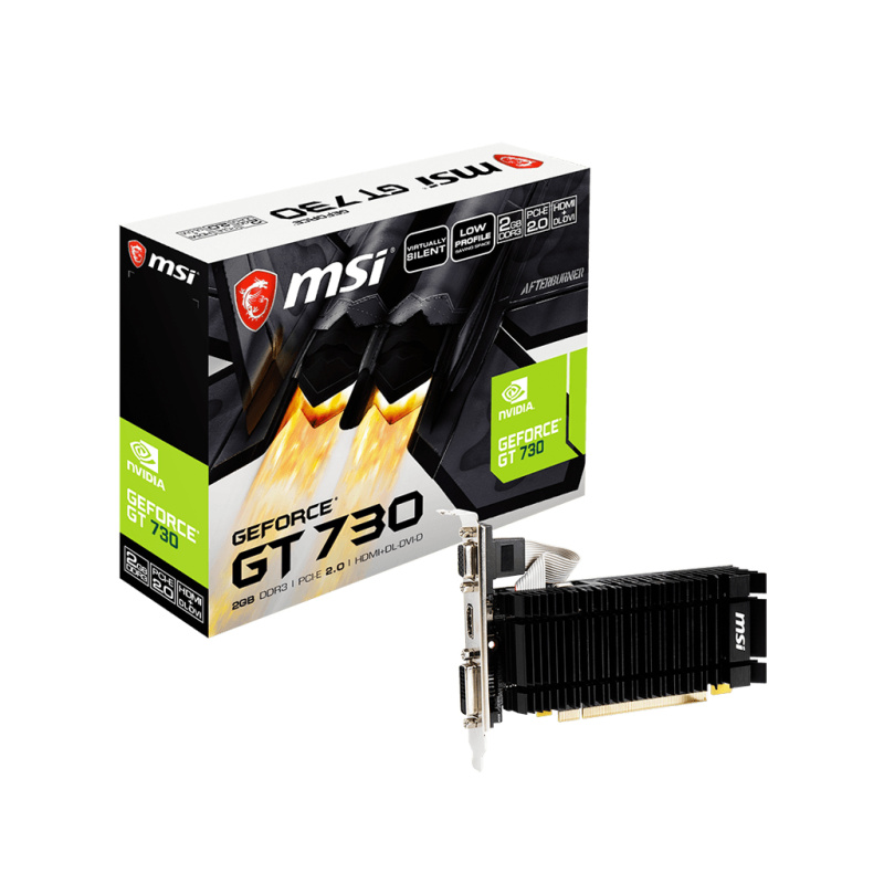 MSI N730K-2GD3H/LPV1 NVIDIA GeForce GT 730 2 Go GDDR3
