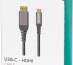 eSTUFF ES607102 changeur de genre de câble HDMI USB C Gris
