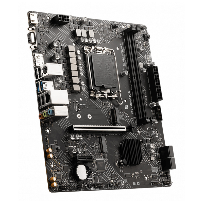 MSI PRO H610M-G DDR4 carte mère Intel H610 LGA 1700 micro ATX