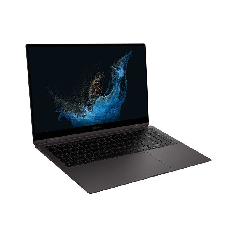 Samsung Galaxy Book2 Pro 360 Galaxy Book2 Pro Intel® Core™ i7 i7-1260P Hybride (2-en-1) 39,6 cm (15.6") Écran tactile Full HD 16 Go LPDDR5-SDRAM 512 Go SSD Wi-Fi 6E (802.11ax) Windows 11 Home Français Graphite