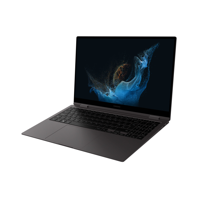 Samsung Galaxy Book2 Pro 360 Galaxy Book2 Pro Intel® Core™ i7 i7-1260P Hybride (2-en-1) 39,6 cm (15.6") Écran tactile Full HD 16 Go LPDDR5-SDRAM 512 Go SSD Wi-Fi 6E (802.11ax) Windows 11 Home Français Graphite