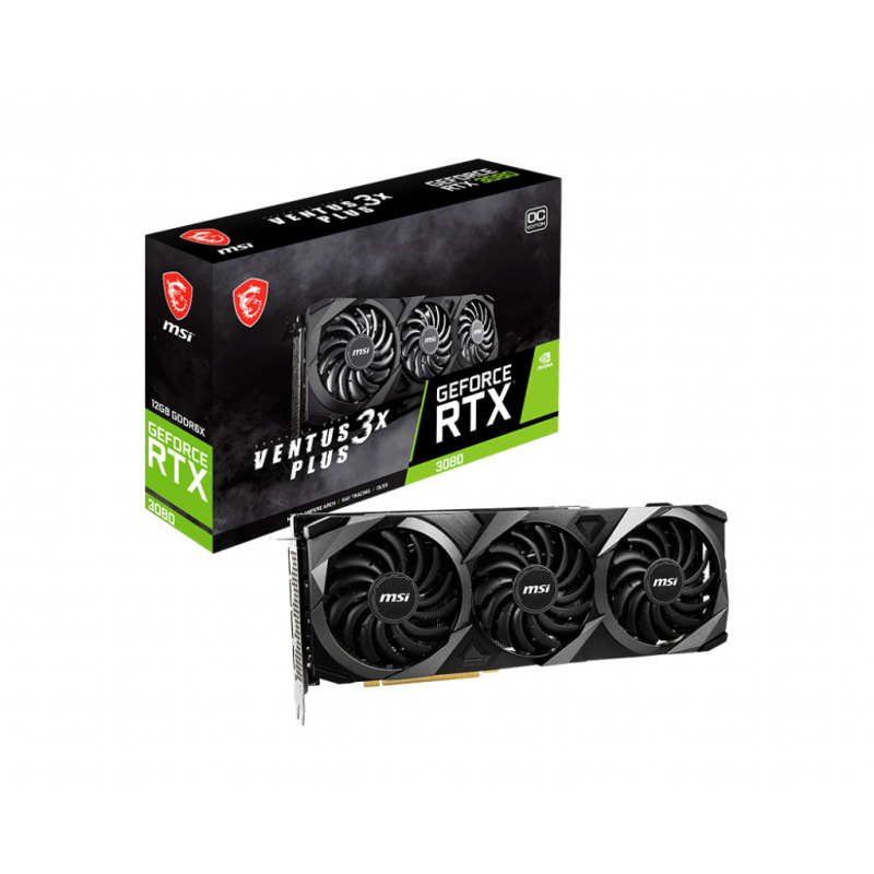 MSI VENTUS RTX 3080 3X PLUS 12G OC LHR NVIDIA GeForce RTX 3080 12 Go GDDR6X
