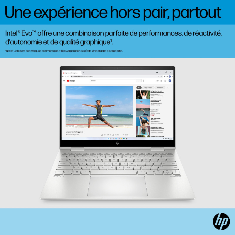 HP ENVY x360 13-bf0012nf Intel® Core™ i7 i7-1250U Hybride (2-en-1) 33,8 cm (13.3") Écran tactile 2.8K 16 Go LPDDR4x-SDRAM 512 Go SSD Wi-Fi 6E (802.11ax) Windows 11 Home Bleu