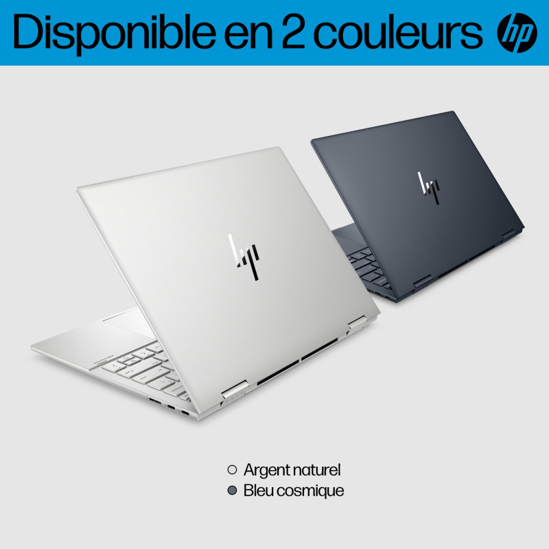 HP ENVY x360 13-bf0012nf Intel® Core™ i7 i7-1250U Hybride (2-en-1) 33,8 cm (13.3") Écran tactile 2.8K 16 Go LPDDR4x-SDRAM 512 Go SSD Wi-Fi 6E (802.11ax) Windows 11 Home Bleu