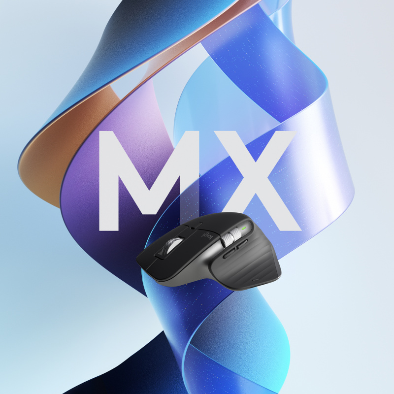 Souris ergonomique sans fil Bluetooth Logitech MX Master 3S pour