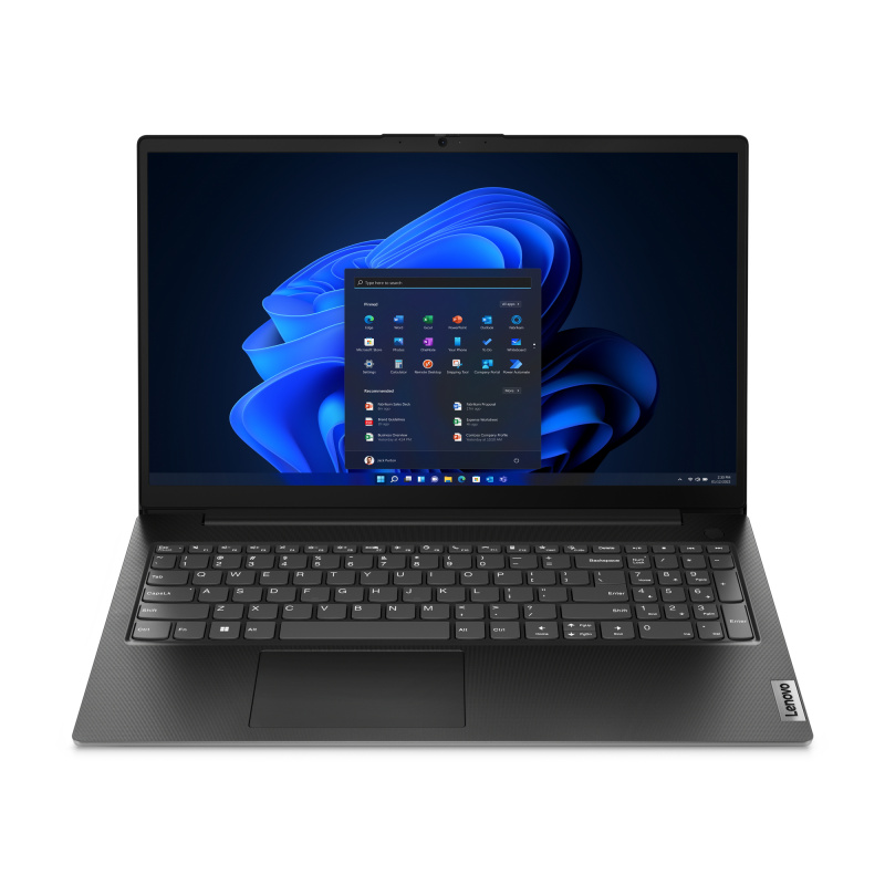 Lenovo V15 G4 AMN AMD Ryzen™ 3 7320U Ordinateur portable 39,6 cm (15.6") Full HD 8 Go LPDDR5-SDRAM 512 Go SSD Wi-Fi 6 (802.11ax) Windows 11 Home Français Noir