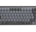 Logitech MX Mini Mechanical clavier Bureau RF sans fil + Bluetooth AZERTY Français Graphite, Gris