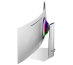 Samsung G93SC écran plat de PC 124,5 cm (49") 5120 x 1440 pixels Dual QHD OLED Argent