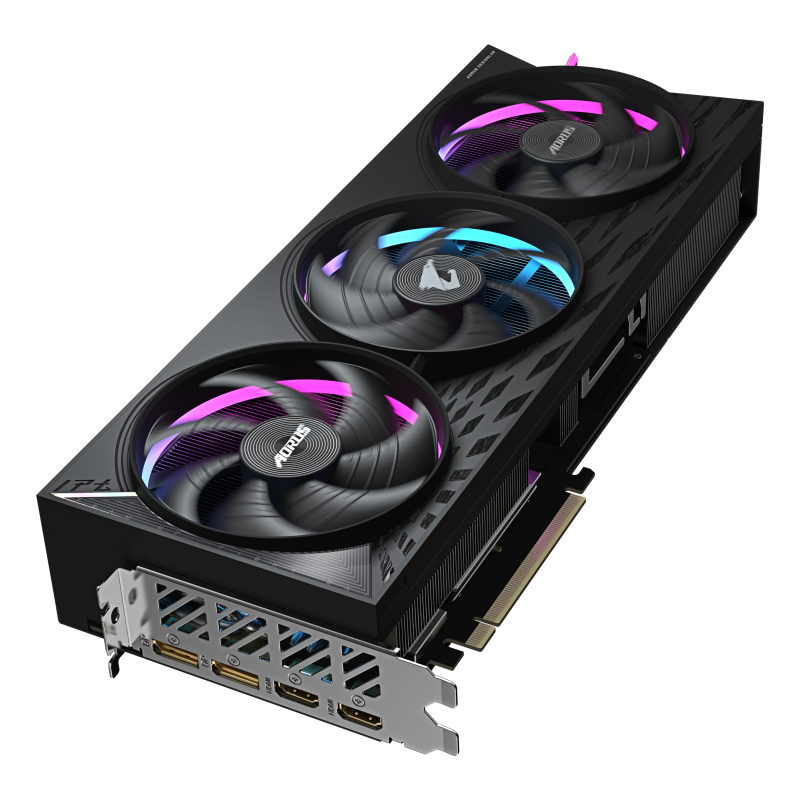 GIGABYTE AORUS Radeon RX 9070 XT ELITE 16G Carte Graphique - 16 Go GDDR6, 256 bits, PCI-E 5.0, 3100 MHz Fréquence du Cœur, 2 x DisplayPort, 2 x HDMI, GV-R9070XTAORUS E-16GD