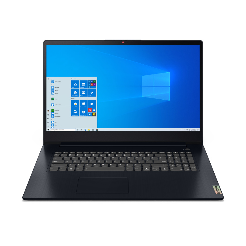 Lenovo IdeaPad 3 17ALC6 AMD Ryzen™ 7 5700U Ordinateur portable 43,9 cm (17.3") HD+ 12 Go DDR4-SDRAM 512 Go SSD Wi-Fi 6 (802.11ax) Windows 11 Home Français Bleu