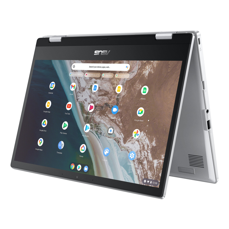 ASUS Chromebook Flip CX1 CX1400FKA-EC0117 Intel® Pentium® Silver N6000 35,6 cm (14") Écran tactile Full HD 8 Go LPDDR4x-SDRAM 64 Go eMMC Wi-Fi 6 (802.11ax) ChromeOS Argent