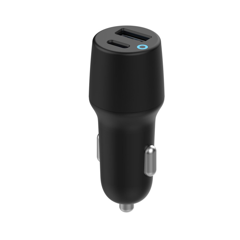 eSTUFF ES631031 chargeur d'appareils mobiles Téléphone portable Noir Allume-cigare Charge rapide Auto