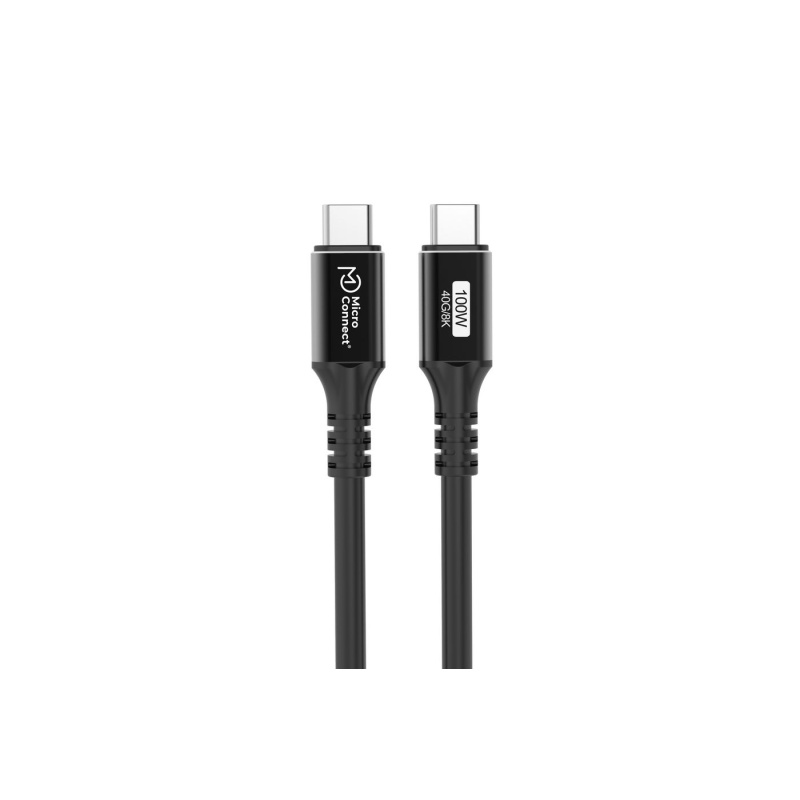 Microconnect USB4CC1 câble USB USB4 Gen 3x2 1,2 m USB C Noir