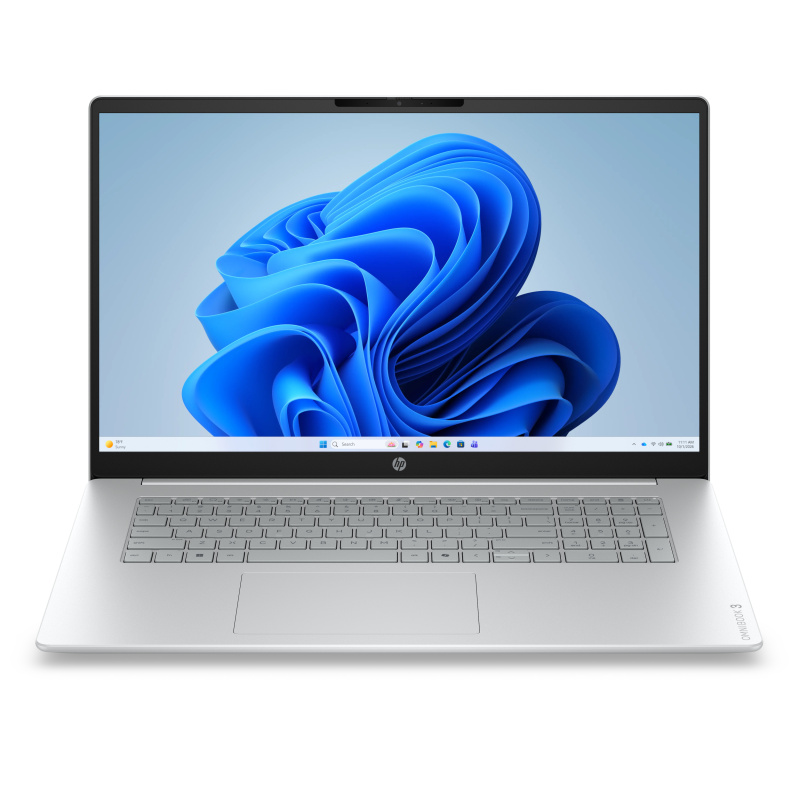 HP OmniBook 3 17-dp0030nf AMD Ryzen™ 5 130 Ordinateur portable 43,9 cm (17.3") Full HD 24 Go DDR5-SDRAM 512 Go SSD Wi-Fi 6 (802.11ax) Windows 11 Home Gris, Argent