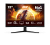 AOC G4 CQ32G4VE écran plat de PC 80 cm (31.5") 2560 x 1440 pixels Quad HD LCD Noir, Gris