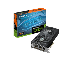 GIGABYTE GeForce RTX 5060 Ti EAGLE OC 16G Carte Graphique – 16 Go GDDR7, 128 bits, PCI-E 5.0, 2617 MHz Fréquence du processeur, 3 x DisplayPort, 1 x HDMI, GV-N506TEAGLE OC-16GD