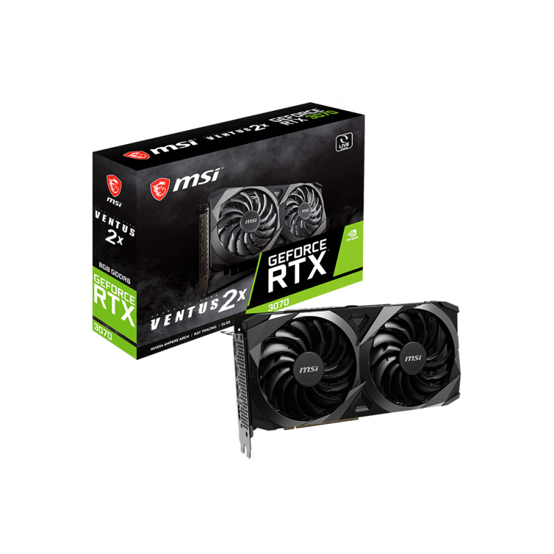 MSI VENTUS GeForce RTX 3070 2X OC NVIDIA 8 Go GDDR6