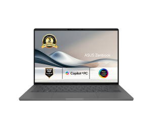 ASUS Zenbook A14 UX3407QA-QD343X Snapdragon X1-26-100 Ordinateur portable 35,6 cm (14") WUXGA 32 Go LPDDR5x-SDRAM 1 To SSD Wi-Fi 6E (802.11ax) Windows 11 Pro Gris
