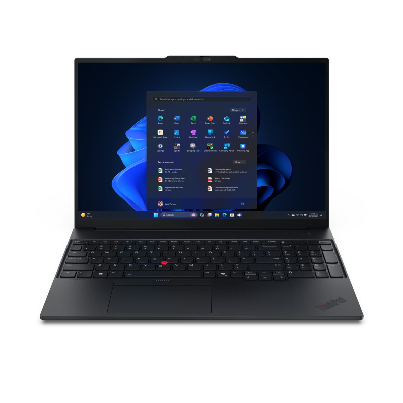 Lenovo ThinkPad E16 Gen 3 (Intel) Intel Core Ultra 7 255H Ordinateur portable 40,6 cm (16") WUXGA 16 Go DDR5-SDRAM 512 Go SSD Wi-Fi 6E (802.11ax) Windows 11 Pro Français Noir