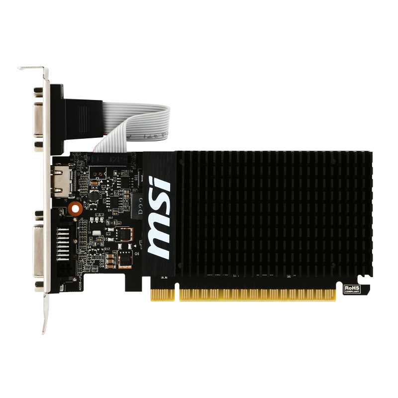 MSI GT 710 2GD3H LP carte graphique NVIDIA GeForce GT 710 2 Go GDDR3