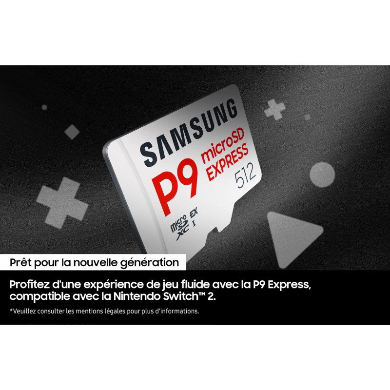Samsung Carte microSD P9 Express 256 Go