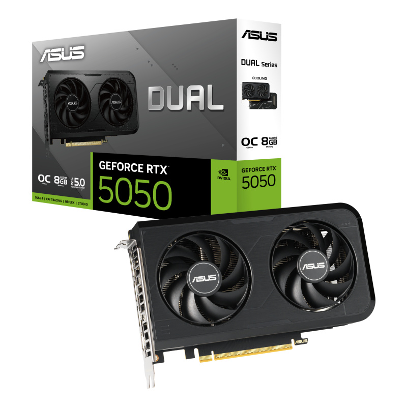 ASUS Dual -RTX5050-O8G NVIDIA GeForce RTX 5050 8 Go GDDR6