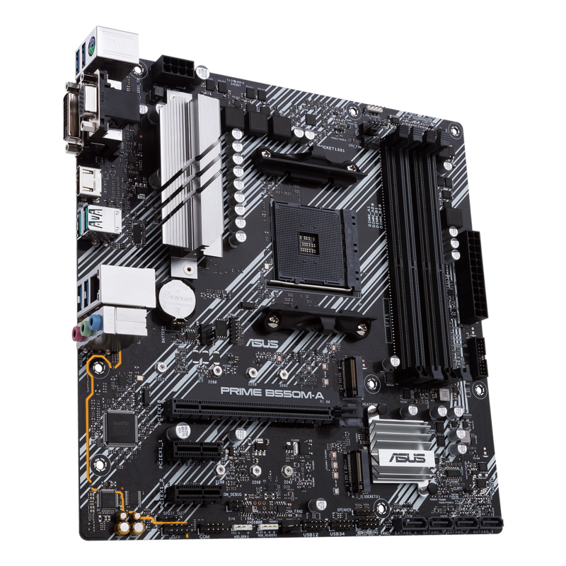ASUS PRIME B550M-A AMD B550 Emplacement AM4 micro ATX