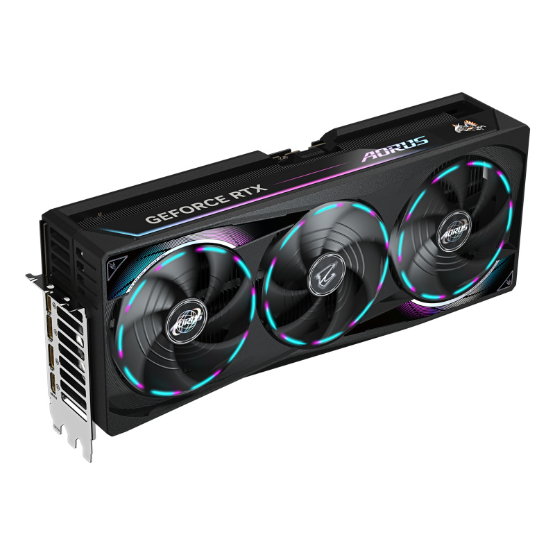 GIGABYTE AORUS GeForce RTX 5090 MASTER 32G Carte Graphique - 32 Go GDDR7, 512 bits, PCI-E 5.0, 2655MHz Fréquence du Cœur, 3 x DP 2.1a, 1 x HDMI 2.1b, GV-N5090AORUS M-32GD