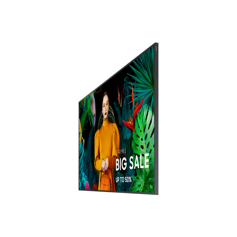Samsung QM75C Écran plat de signalisation numérique 190,5 cm (75") LCD Wifi 500 cd/m² 4K Ultra HD Noir Tizen 24/7