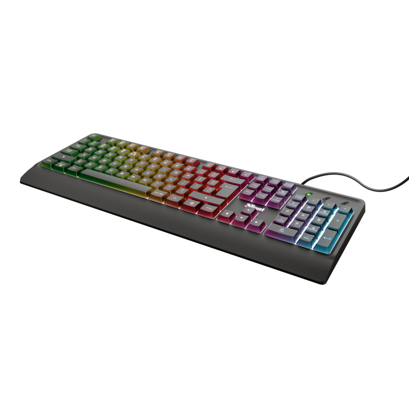 Trust Ziva clavier Gaming USB QWERTY Anglais Noir
