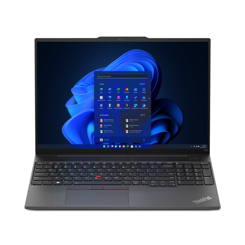 Lenovo ThinkPad E16 Gen 1 (Intel) Intel® Core™ i5 i5-1335U Ordinateur portable 40,6 cm (16") WUXGA 8 Go DDR4-SDRAM 256 Go SSD Wi-Fi 6 (802.11ax) Windows 11 Pro Français Noir