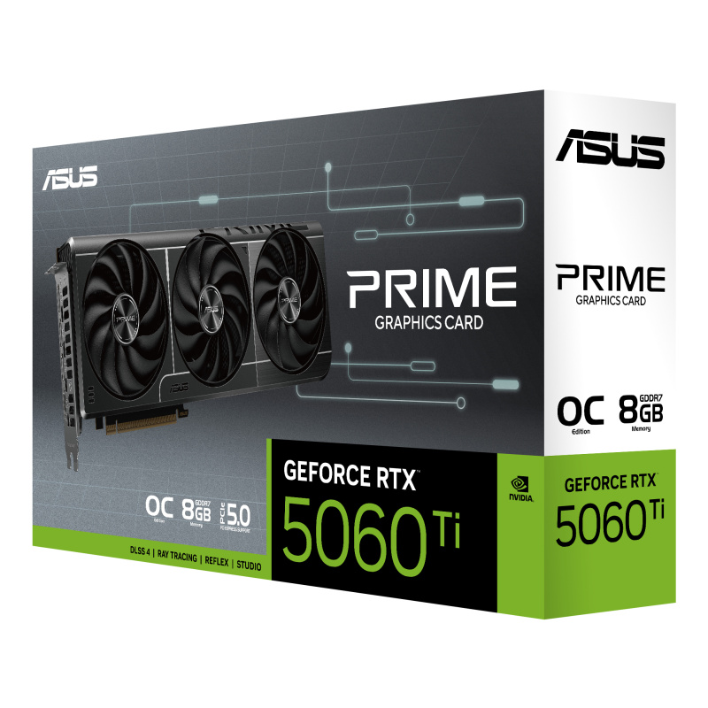 ASUS Prime -RTX5060TI-O8G NVIDIA GeForce RTX 5060 Ti 8 Go GDDR7