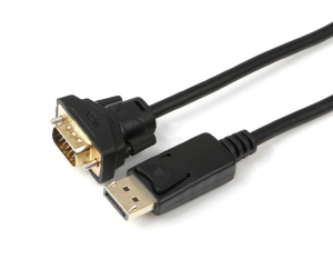 Microconnect DP-VGA-MM-200 câble vidéo et adaptateur 2 m DisplayPort VGA (D-Sub) Noir