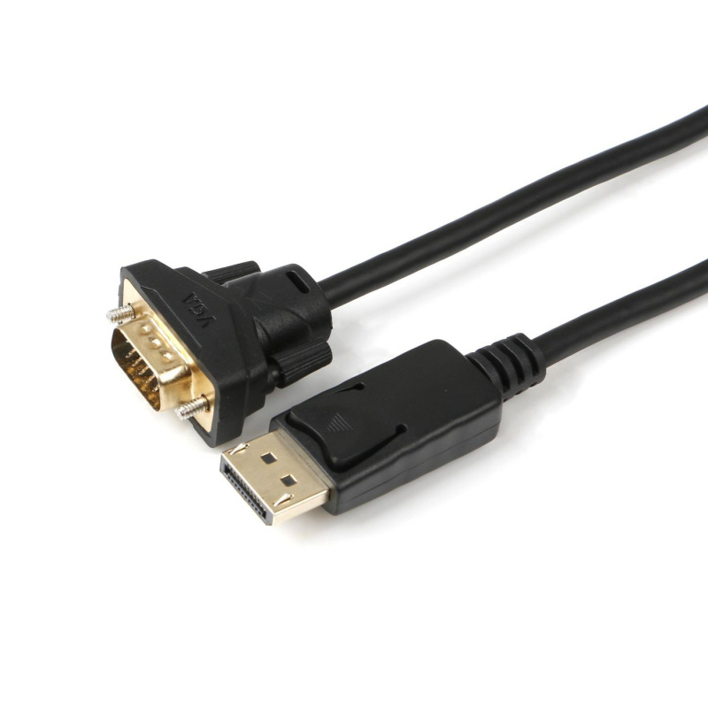 Microconnect DP-VGA-MM-200 câble vidéo et adaptateur 2 m DisplayPort VGA (D-Sub) Noir