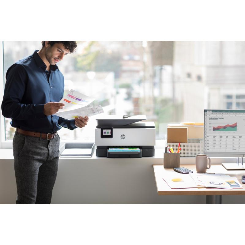 HP OfficeJet Pro 9010 Sans fil All-in-One Couleur Imprimante, Impression recto-verso; copieur, scanner