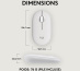 Logitech Pebble 2 M350s souris Voyage Ambidextre RF sans fil + Bluetooth Optique 4000 DPI