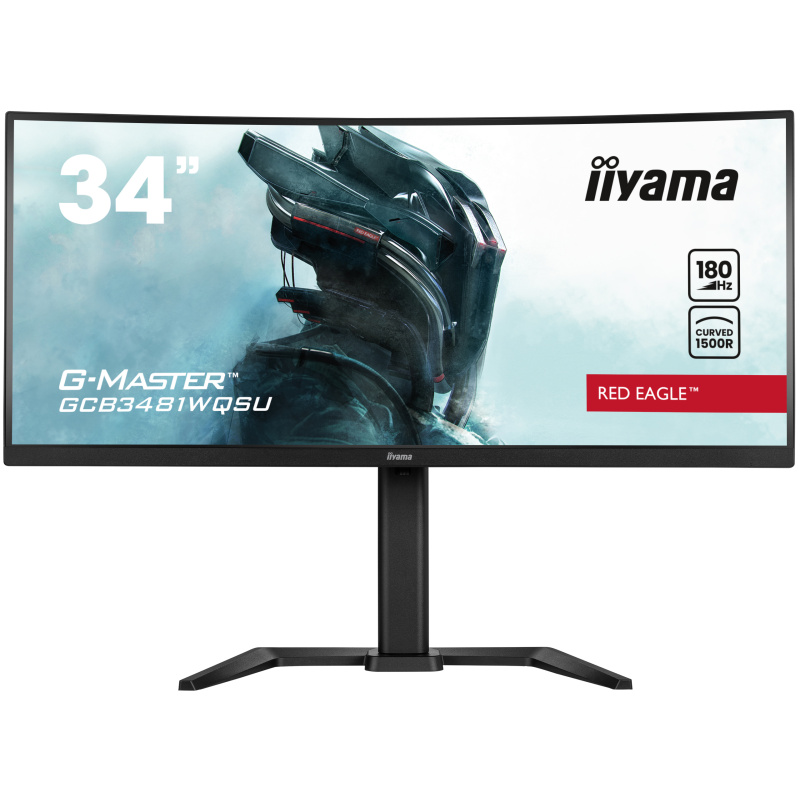 iiyama G-MASTER GCB3481WQSU-B1 écran plat de PC 86,4 cm (34") 3440 x 1440 pixels UltraWide Quad HD LCD Noir