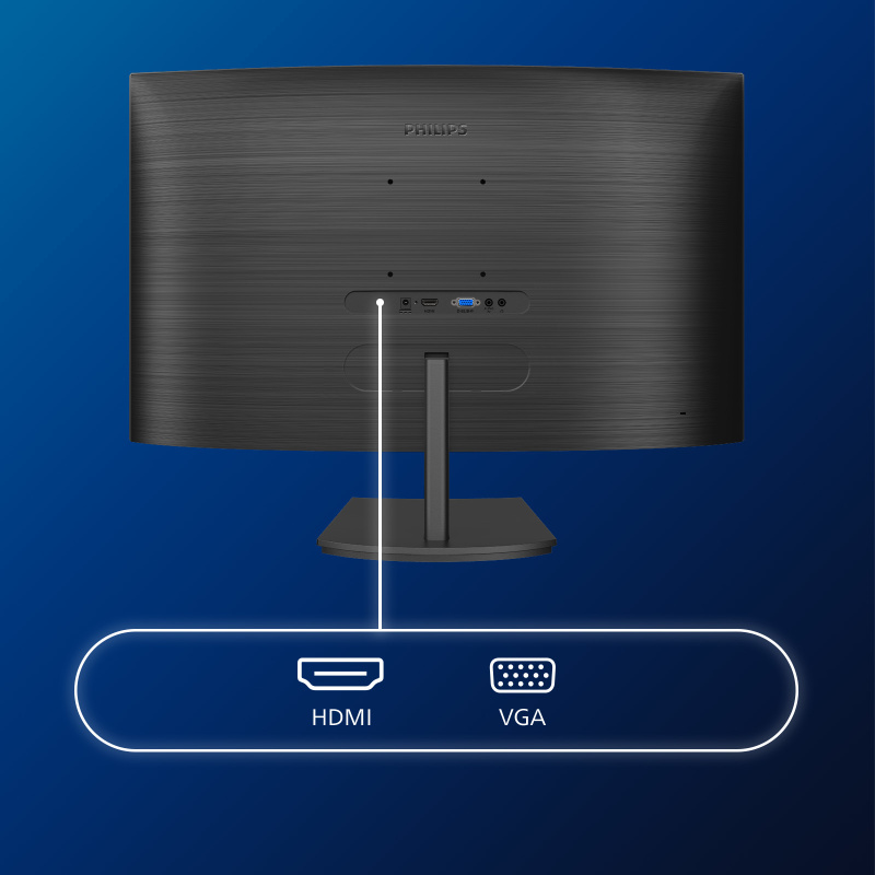 Philips E Line 241E1SC/00 LED display 59,9 cm (23.6") 1920 x 1080 pixels Full HD Noir