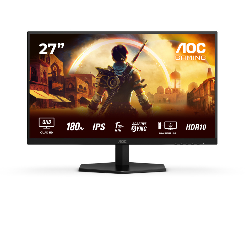 AOC G4 Q27G42XE écran plat de PC 68,6 cm (27") 2560 x 1440 pixels Quad HD Noir, Rouge