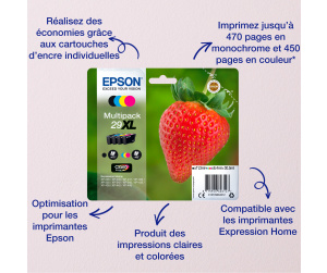 Epson Strawberry Multipack 4-colours 29 Claria Home Ink