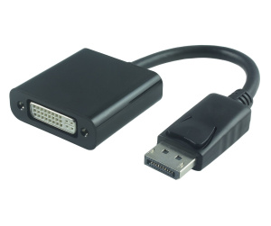 Microconnect DPDVI015 câble vidéo et adaptateur 0,15 m DisplayPort DVI-I Noir