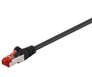 Microconnect B-FTP601S câble de réseau Noir 1 m Cat6 F/UTP (FTP) Rond